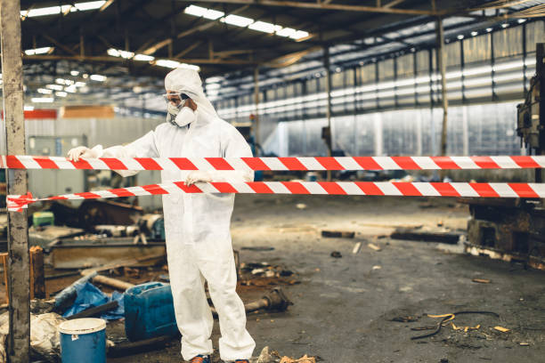 Professional Biohazard technician working in Virginia, IL